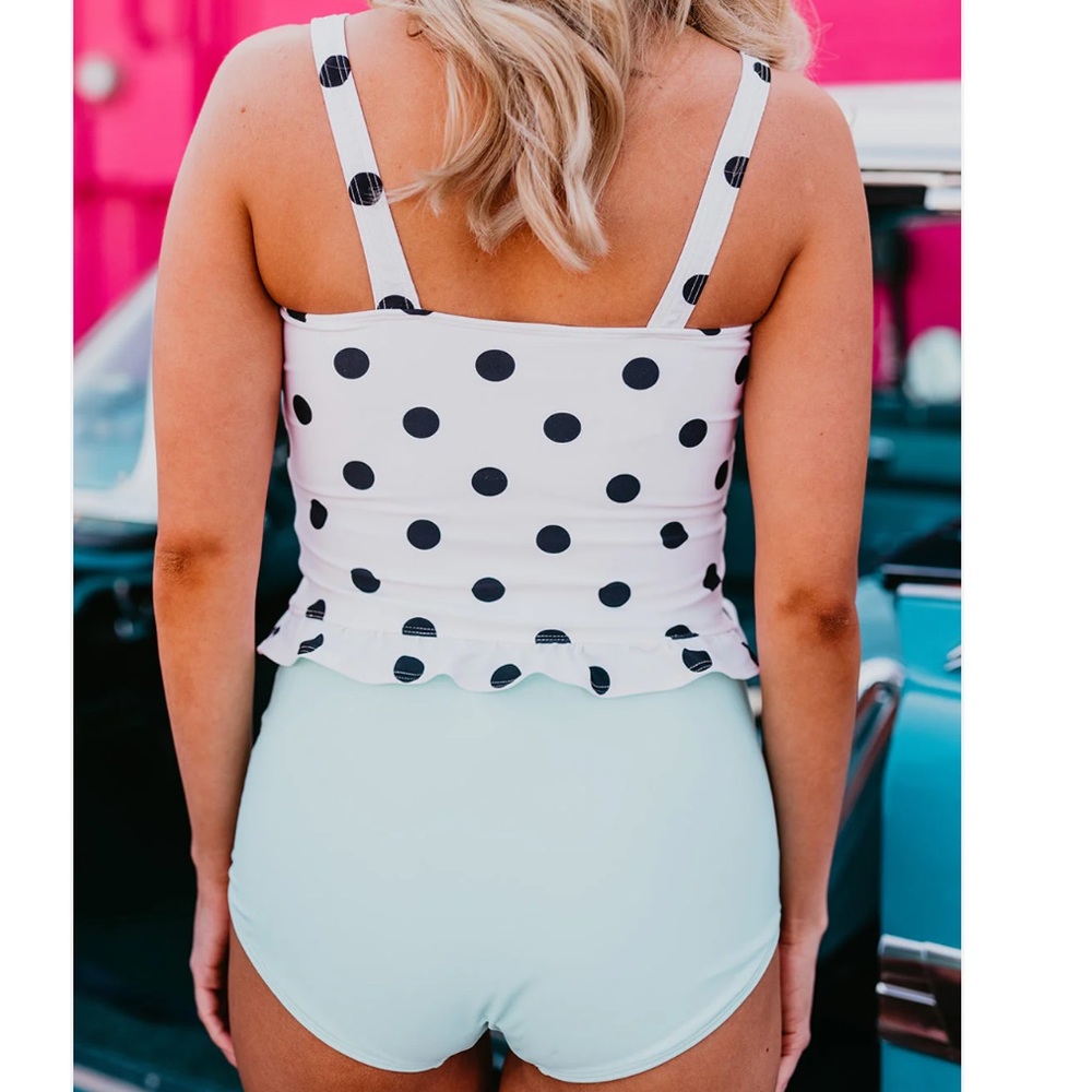 Pink Desert High Waisted bottoms in Cactus